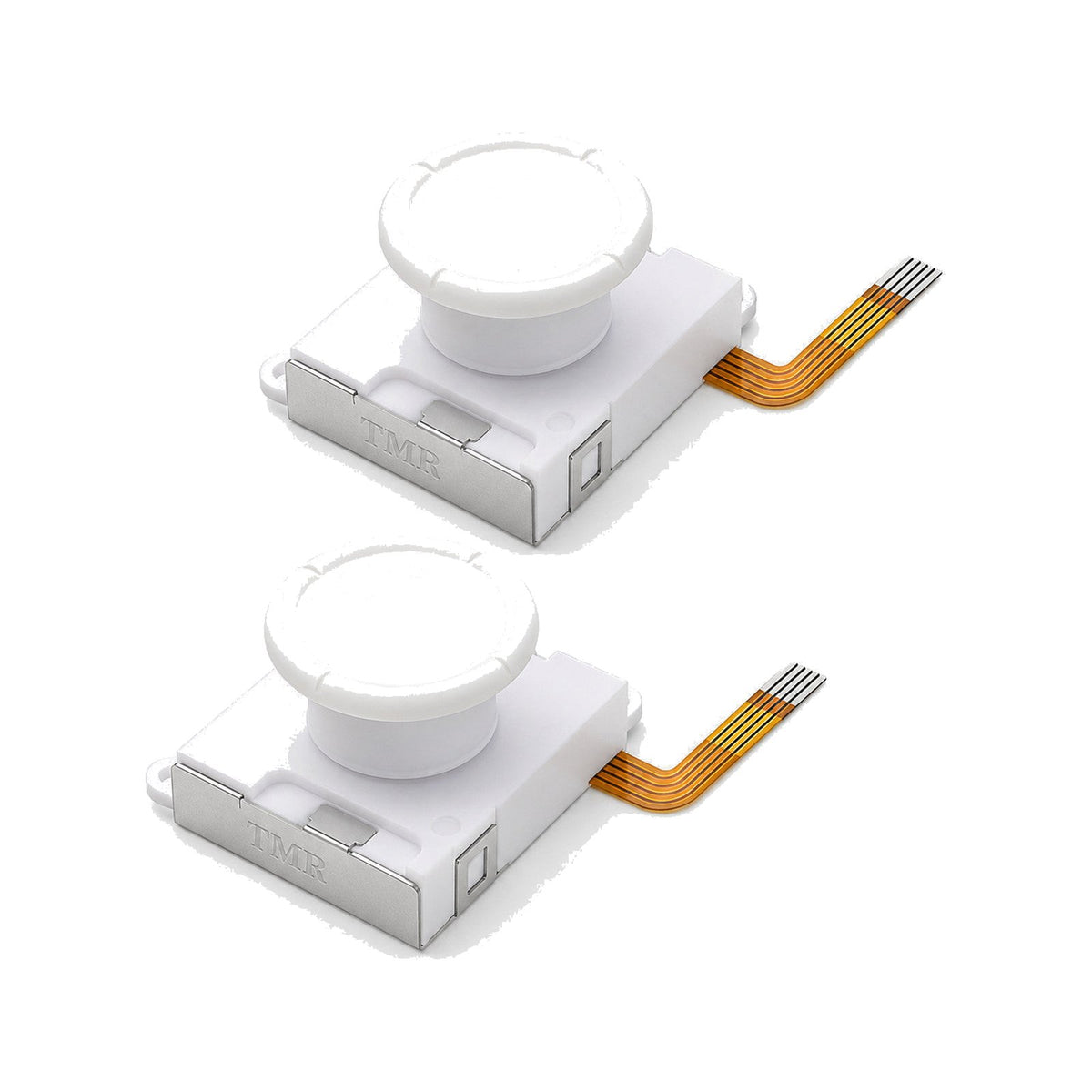 TMR Joystick White für Nintendo Switch Joy-Con Kein Drift Hohe Präzision in Weiß