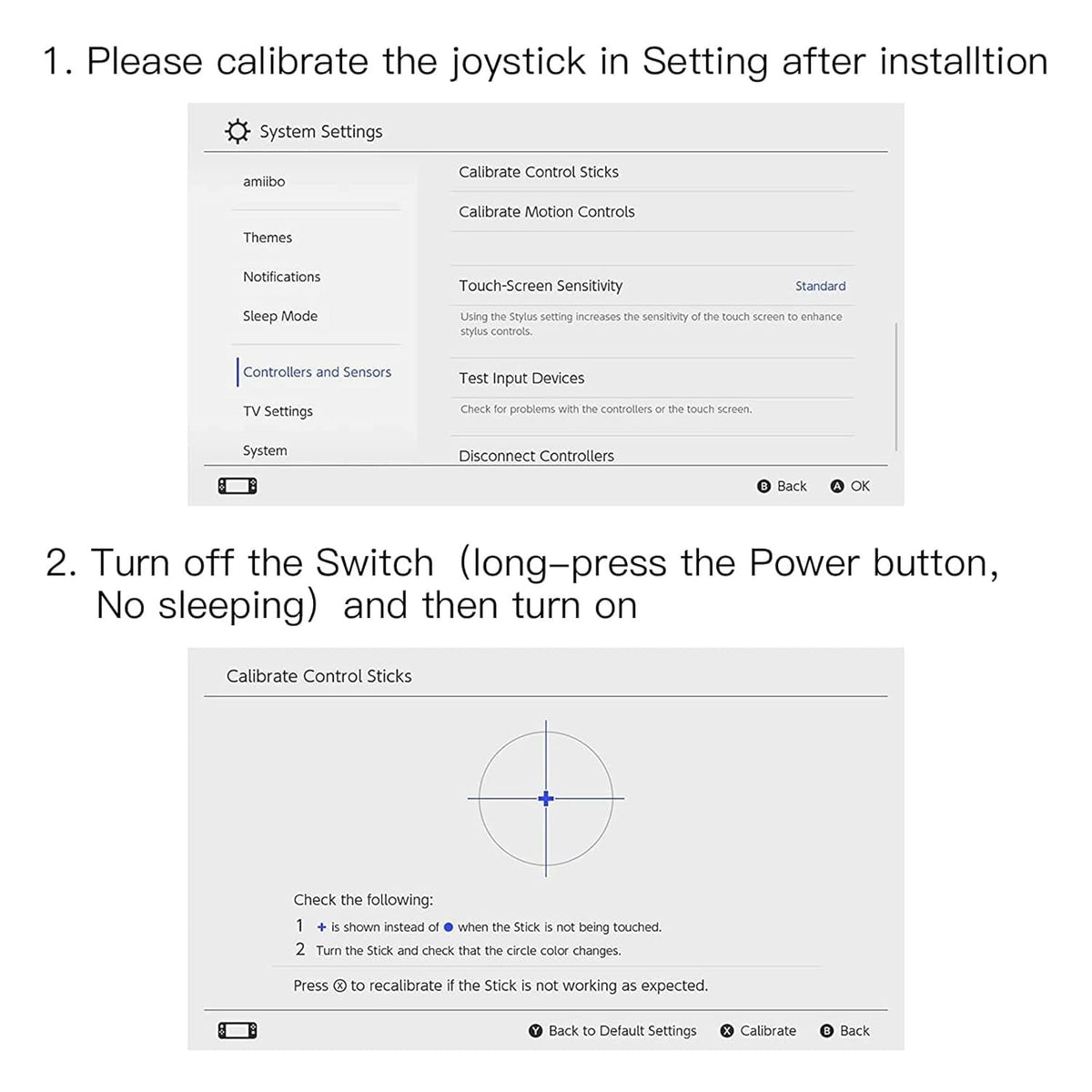 Gulikit TMR Joystick Paar für Nintendo Switch Joy-Con – ohne Stickdrift