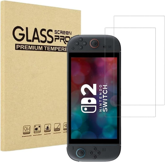 Schutzglas für Nintendo Switch 2 – 9H Panzerglas, 2er-Pack