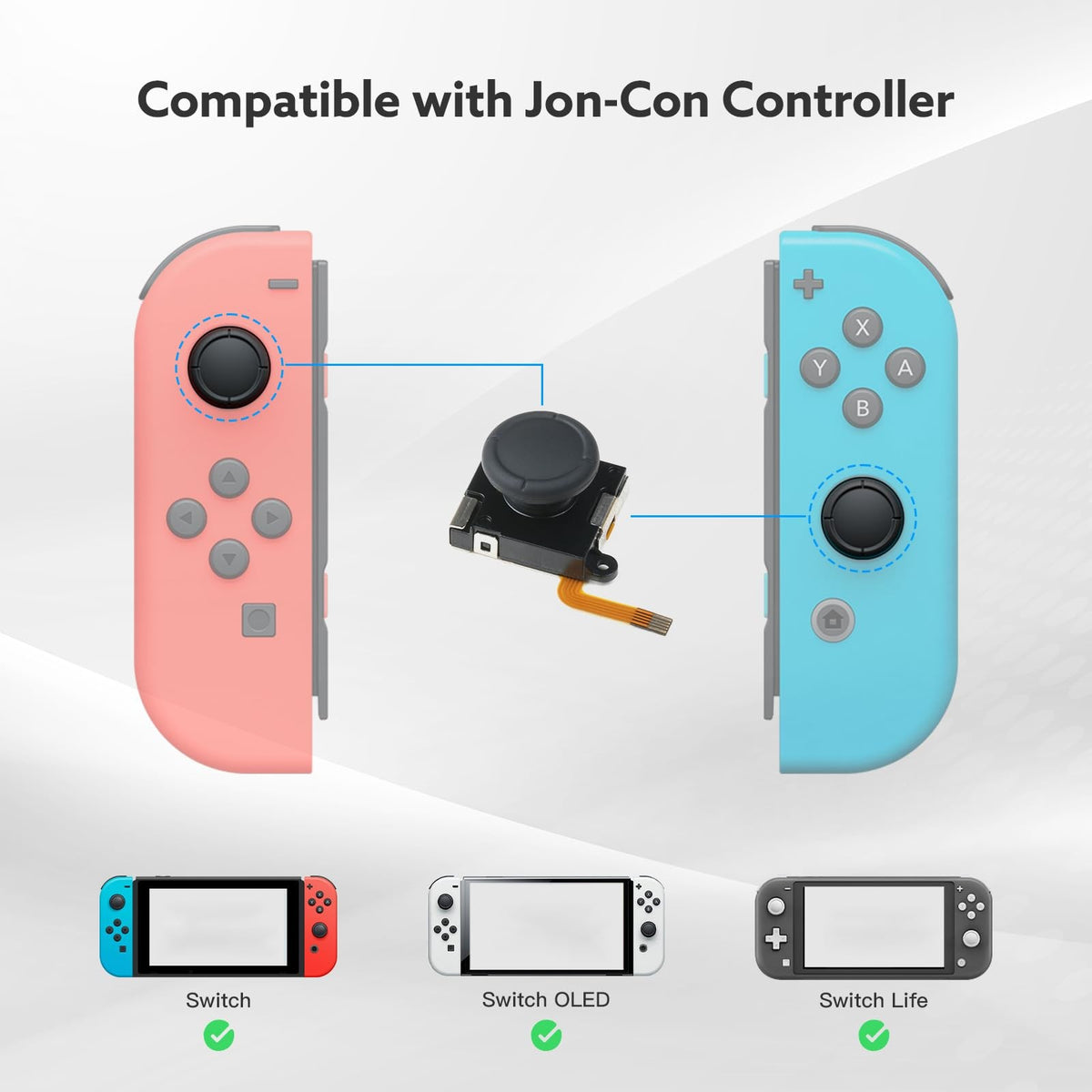 Gulikit TMR Joystick Paar für Nintendo Switch Joy-Con – ohne Stickdrift