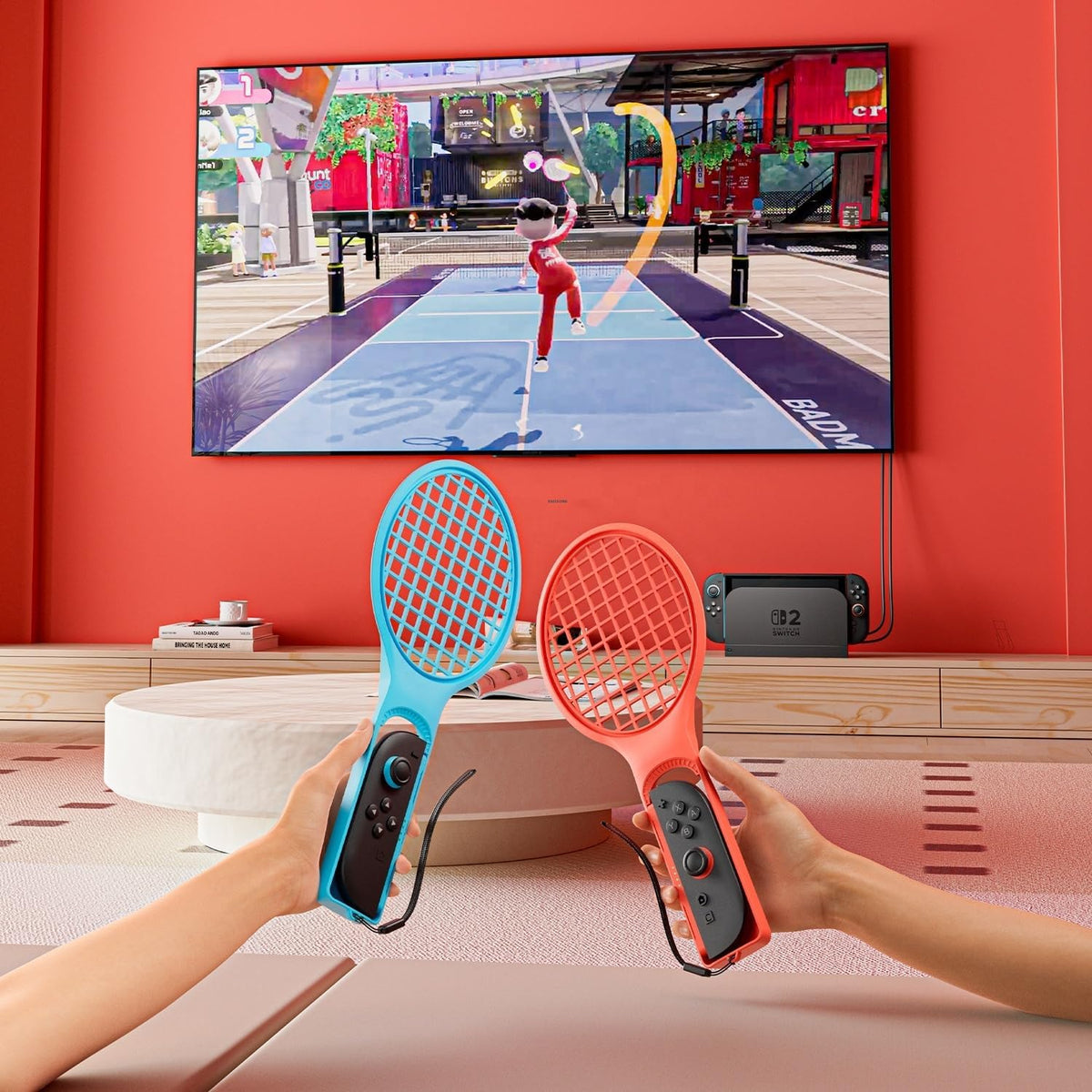 Tennis-Aufsatz für Nintendo Switch 2 Joy-Con – 2er-Set