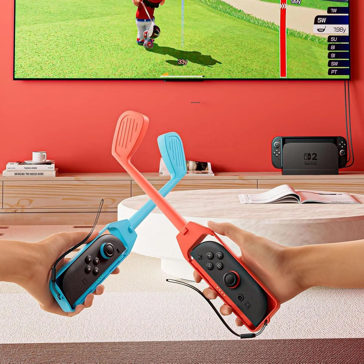 Golf-Aufsatz für Nintendo Switch 2 Joy-Con – 2er-Set