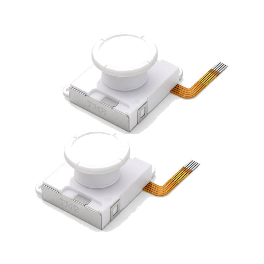TMR Joystick White für Nintendo Switch Joy-Con Kein Drift Hohe Präzision in Weiß